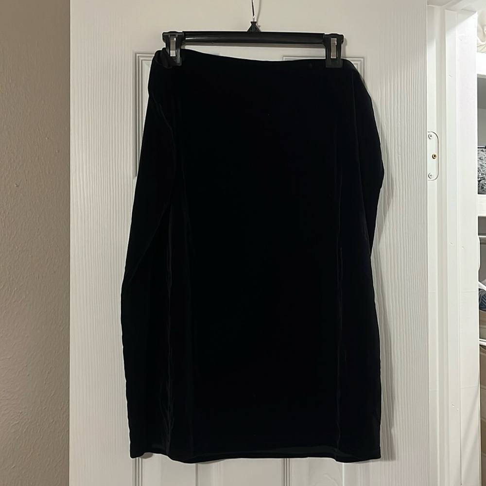 Vince Camuto Velvet Pencil Skirt